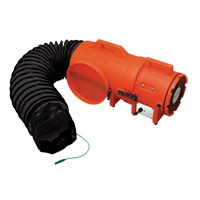 8" Plastic COM-PAX-IAL Blowers, 1/3 HP, 900 CFM, Explosion Proof Infinity Industrial Services Inc.