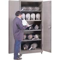 Armoires &agrave; calibre &eacute;lev&eacute;, Acier, 3 Tablettes, 60" h x 36" la x 21" P, Gris Infinity Industrial Services Inc.