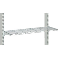 Postes de travail modulaires ergonomiques - Tablettes en fil m&eacute;tallique Infinity Industrial Services Inc.