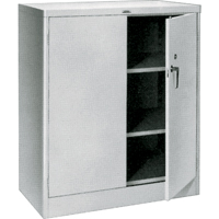 Armoires a/plan de travail, Acier, 2 Tablettes, 42" h x 36" la x 21" P, Gris Infinity Industrial Services Inc.