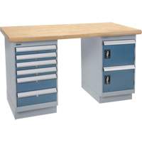 &eacute;tabli, Porte & tiroirs, Cap 2500 lb, 60" la x 36" p, 34" h Infinity Industrial Services Inc.