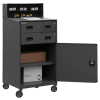 Pupitre d'atelier, 23" la x 20" p x 51" h, Gris Infinity Industrial Services Inc.