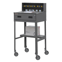 Pupitre d'atelier, 23" la x 20" p x 47-3/4" h, Gris Infinity Industrial Services Inc.