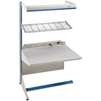 Arlink Preconfigured Workstation, 36" W x 28" D x 84" H, Single Sided Add-On Infinity Industrial Services Inc.