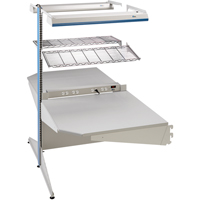 Arlink Preconfigured Workstation, 36" W x 56" D x 84" H, Double Sided Corner Add-On Infinity Industrial Services Inc.