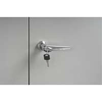 Pupitre d'atelier de style armoire, 34-1/2" la x 30" p x 53" h, Gris Infinity Industrial Services Inc.