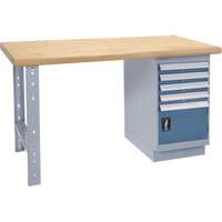 &eacute;tabli robuste, Porte a/combinaison de tiroirs, Cap 1500 lb, 60" la x 36" p, 34" h Infinity Industrial Services Inc.