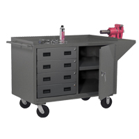 Mobile Workbench Cabinet, Steel Surface Infinity Industrial Services Inc.