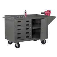 Mobile Workbench Cabinet, Steel Surface Infinity Industrial Services Inc.