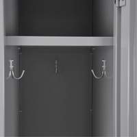 Clean Line Lockers, 3 -tier, Bank of 4, 48" x 18" x 82", Steel, Beige, Rivet (Assembled) Infinity Industrial Services Inc.
