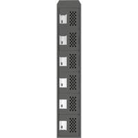 Petit casier perfor&eacute; Clean-Line, 6 niveaux, 15" x 72" x 12", Acier Infinity Industrial Services Inc.