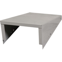 Clean Line Economy Lockers Slope Top, 3 Bank, 18" D x 36" W x 6" H, Grey, Steel Infinity Industrial Services Inc.