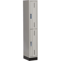 Casiers robustes Concorde, 2 niveaux, 12" x 18" x 76", Acier, Gris, Soud&eacute; (assembl&eacute;) Infinity Industrial Services Inc.