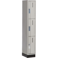 Casiers robustes Concorde, 3 niveaux, 12" x 18" x 76", Acier, Gris, Soud&eacute; (assembl&eacute;) Infinity Industrial Services Inc.