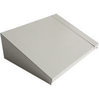 Dessus inclin&eacute; pour casiers robustes enti&egrave;rement soud&eacute; Concorde, Bloc de 2, 18" p x 24" la x 6" ha, Gris, Acier Infinity Industrial Services Inc.