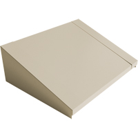 Dessus inclin&eacute; pour casiers robustes enti&egrave;rement soud&eacute; Concorde, Bloc de 2, 18" p x 24" la x 6" ha, Beige, Acier Infinity Industrial Services Inc.