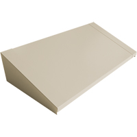 Dessus inclin&eacute; pour casiers robustes enti&egrave;rement soud&eacute; Concorde, Bloc de 3, 18" p x 36" la x 6" ha, Beige, Acier Infinity Industrial Services Inc.