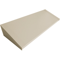 Dessus inclin&eacute; pour casiers robustes enti&egrave;rement soud&eacute; Concorde, Bloc de 4, 18" p x 48" la x 6" ha, Beige, Acier Infinity Industrial Services Inc.