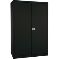 Deep Hi-Boy Storage Cabinet, Steel, 4 Shelves, 72" H x 36" W x 24" D, Black Infinity Industrial Services Inc.