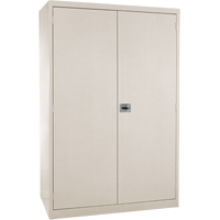 Deep Hi-Boy Storage Cabinet, Steel, 4 Shelves, 72" H x 36" W x 24" D, Beige Infinity Industrial Services Inc.