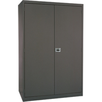 Deep Hi-Boy Storage Cabinet, Steel, 4 Shelves, 72" H x 36" W x 24" D, Charcoal Infinity Industrial Services Inc.