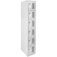Clean Line Lockerettes, 6 -tier, 18" x 72" x 12", Steel Infinity Industrial Services Inc.