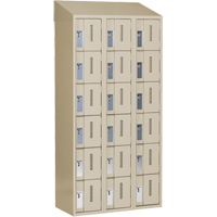 Casiers robustes Concorde, 6 niveaux, Bloc de 3, 36" x 18" x 78", Acier, Beige, Soud&eacute; (assembl&eacute;) Infinity Industrial Services Inc.
