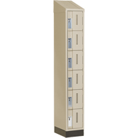 Casiers robustes Concorde, 6 niveaux, 12" x 18" x 82", Acier, Beige, Soud&eacute; (assembl&eacute;) Infinity Industrial Services Inc.