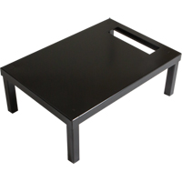 Base autoportante pour casiers robustes enti&egrave;rement soud&eacute;e Concorde, 1 Blocs, 6" lo x 12" la x 18" p, Noir, Acier Infinity Industrial Services Inc.