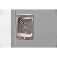 Lockers, 12" x 18" x 72", Steel, Grey, Rivet (Assembled) Infinity Industrial Services Inc.