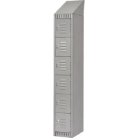 Casiers, 6 niveaux, 12" x 18" x 82", Acier, Gris, D&eacute;mont&eacute; Infinity Industrial Services Inc.