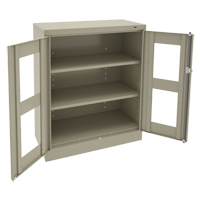 C-Thru Counter High Cabinet, Steel, 2 Shelves, 42" H x 36" W x 18" D Infinity Industrial Services Inc.