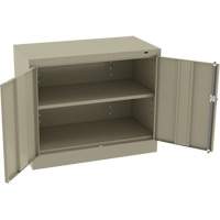 Standard Desk-High Cabinet, Steel, 30" H x 36" W x 18" D, Beige Infinity Industrial Services Inc.