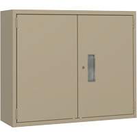 Wall Mounted Cabinet, Steel, 2 Shelves, 30" H x 36" W x 12" D, Beige Infinity Industrial Services Inc.