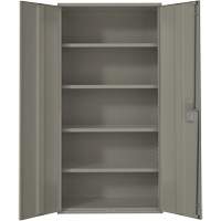 Hi-Boy Storage Cabinet, Steel, 4 Shelves, 72" H x 36" W x 18" D, Grey Infinity Industrial Services Inc.