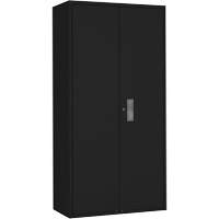 Hi-Boy Storage Cabinet, Steel, 4 Shelves, 72" H x 36" W x 18" D, Black Infinity Industrial Services Inc.