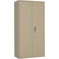 Combination Storage Cabinet, Steel, 6 Shelves, 72" H x 36" W x 18" D, Beige Infinity Industrial Services Inc.