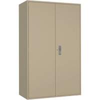 Extra Wide Hi-Boy Storage Cabinet, Steel, 4 Shelves, 72" H x 48" W x 24" D, Beige Infinity Industrial Services Inc.