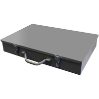 Compartment Steel Scoop Boxes, 17.875" W x 12" D x 3" H, 13 Compartments Infinity Industrial Services Inc.