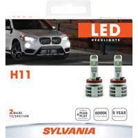 H11 Headlight Bulb, LED, 13.2 W/17 W, White Infinity Industrial Services Inc.