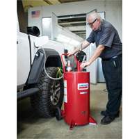 25-Gallon Steel Fuel Caddy with 2-Way Rotary Pump & Filter Infinity Industrial Services Inc.