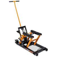 ATV and Motorcycle Jack, 0.75 Ton(s) Capacity, 4-2/3" Lowered, 14-1/2" Raised, Manual Hydraulic Infinity Industrial Services Inc.