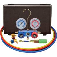 Automotive R134A 2-Way Manifold Gauge Set with Mini Dye Injector Infinity Industrial Services Inc.