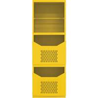 Spill Control Cabinet, 1 Shelves, 72" H x 24" W x 24" D, Steel, Yellow Infinity Industrial Services Inc.