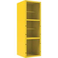 Spill Control Cabinet, 1 Shelves, 72" H x 24" W x 24" D, Steel, Yellow Infinity Industrial Services Inc.