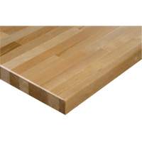 Hardwood Workbench Top, 48" W x 24" D, Square Edge, 1-1/4" Thick Infinity Industrial Services Inc.