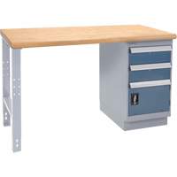 &eacute;tabli industriel, Porte a/combinaison de tiroirs, Cap 1000 lb, 36" la x 72" p, 34" h Infinity Industrial Services Inc.