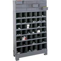 Modular Small Parts Storage Unit, Steel, 18 Drawers, 33-3/4" x 12-1/4" x 58-5/8", Grey Infinity Industrial Services Inc.
