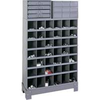 Modular Small Parts Storage Unit, Steel, 13 Drawers, 33-3/4" x 12-1/4" x 59", Grey Infinity Industrial Services Inc.