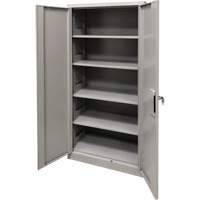 Storage Cabinet, Steel, 4 Shelves, 78" H x 36" W x 24" D, Grey Infinity Industrial Services Inc.